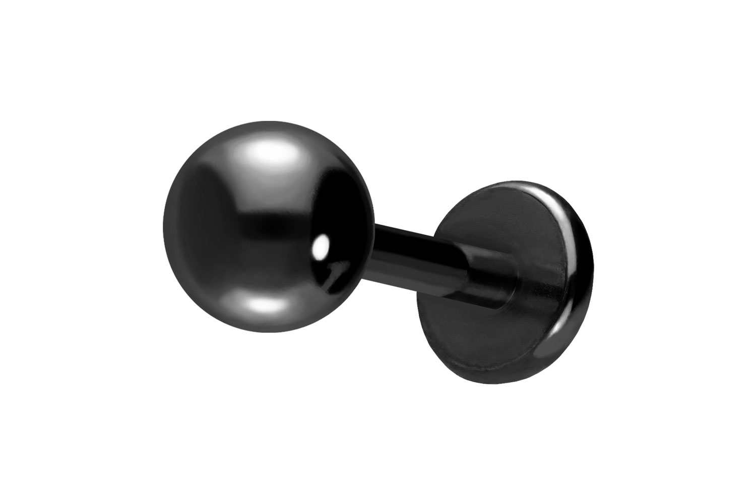 Titan Labret Piercing mit Push Fit